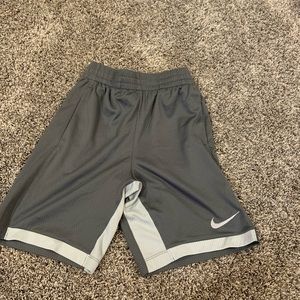 Grey Nike basketball shorts